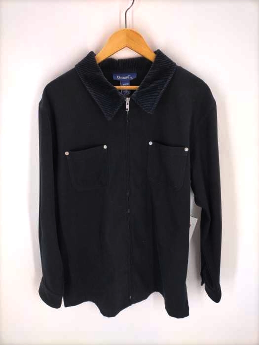 DENIM & Co.(デニムアンドコー) 90S 襟コーディロイジップアップシャツ メンズ JPN：M