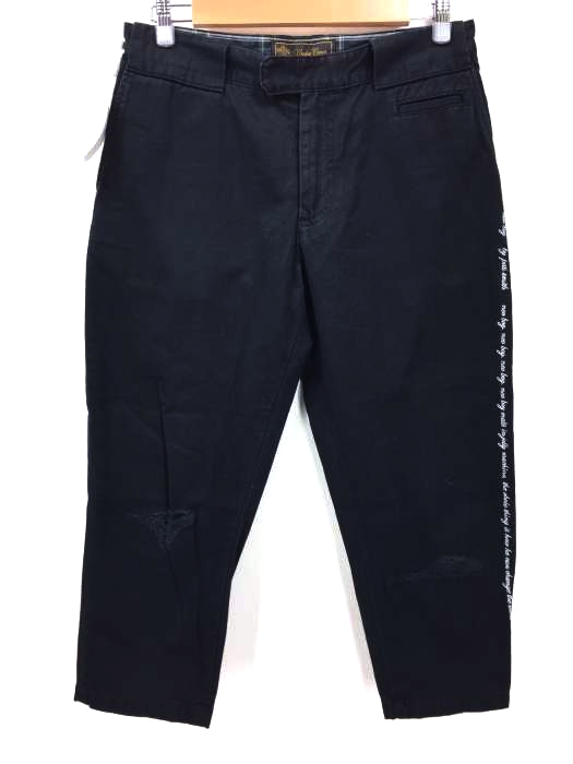 UNDERCOVER(アンダーカバー) NEO BOY期 09SS クラッシュ加工 クロップドパンツ メンズ JPN：2