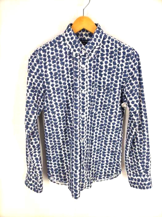 COMME des GARCONS HOMME(コムデギャルソンオム) AD2012 ペイズリー柄ボタンダウンシャツ メンズ JPN：XS