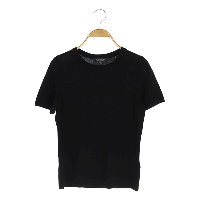 BROOKS BROTHERS(ブルックスブラザーズ) ショートスリーブウールニット カットソー XS 黒 ブラック /HK ■OS レディース XS