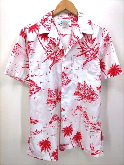 USED古着(ユーズドフルギ) rai aani ライアニ USA製 アロハシャツ メンズ JPN：M