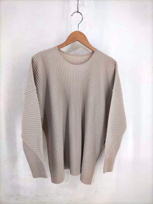 HOMME PLISSE ISSEY MIYAKE(オムプリッセ イッセイミヤケ) 21AW MC OCTOBER Top Coconut Beige メンズ JPN:2