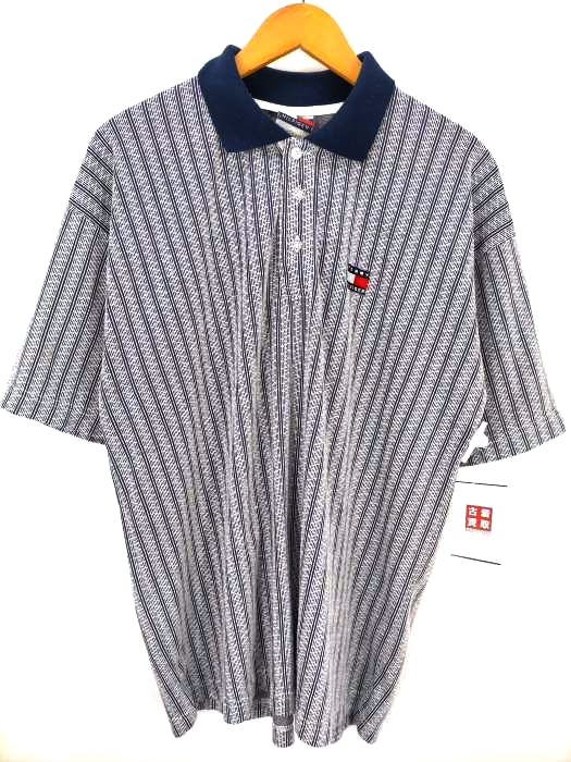 TOMMY HILFIGER(トミーヒルフィガー) ポロニット メンズ import：L