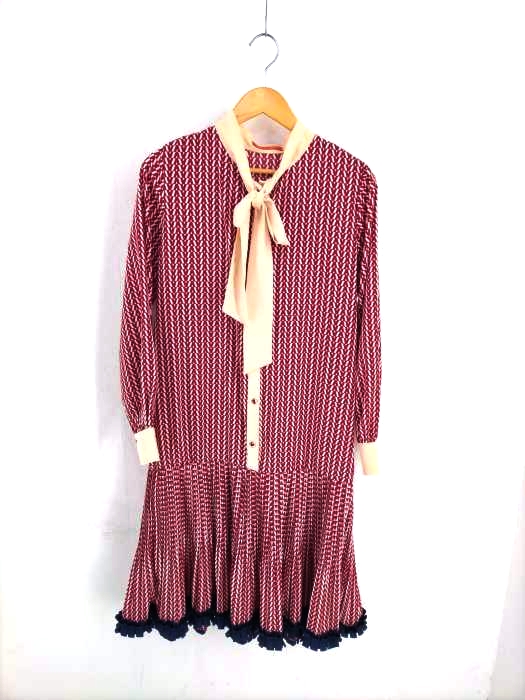 USED古着(ユーズドフルギ) 総柄シャツワンピース レディース 表記無