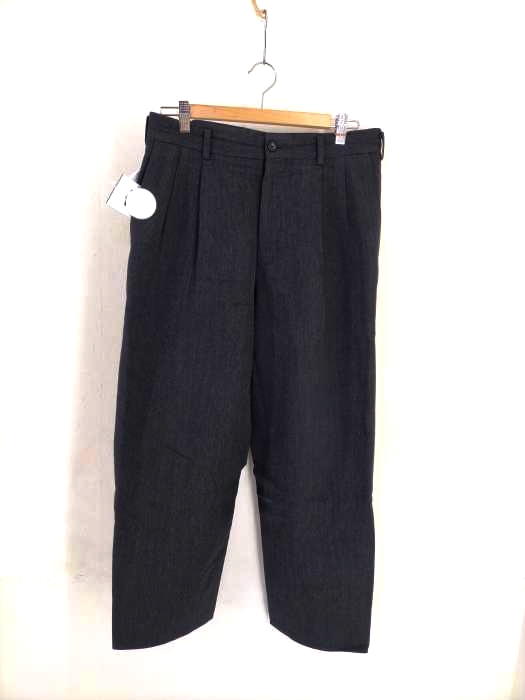 COMME des GARCONS HOMME(コムデギャルソンオム) AD2002 02AW 田中オム 2タックウールスラックス メンズ JPN：L