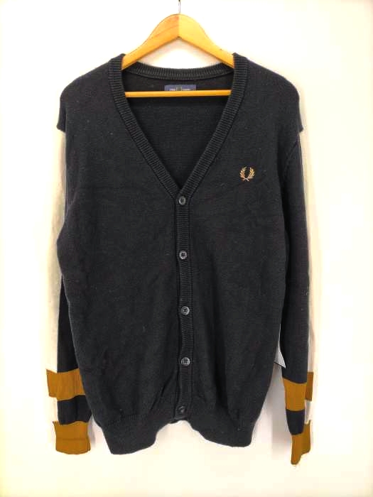 FRED PERRY(フレッドペリー) V-NECK CARDIGAN カーディガン メンズ import：M