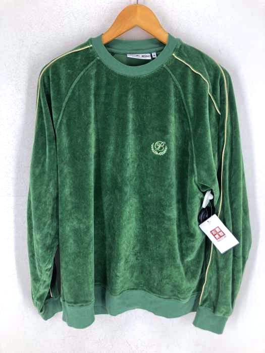 Black Eye Patch(ブラックアイパッチ) 21AW B Emblem Piping Velour Crew  メンズ JPN：M