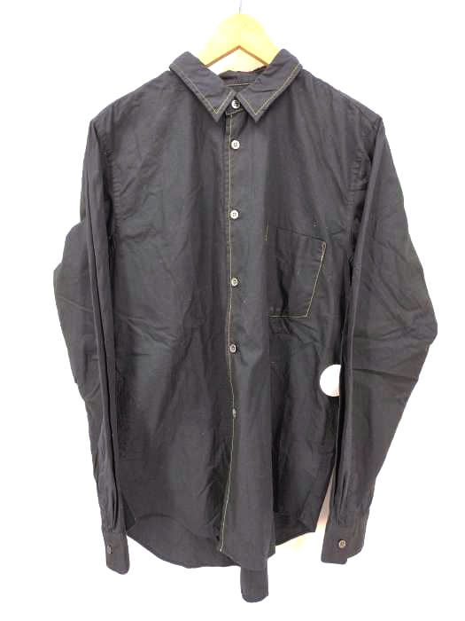 ブラックコムデギャルソン BLACK COMME des GARCONS ステッチデザインシャツ メンズ JPN：L