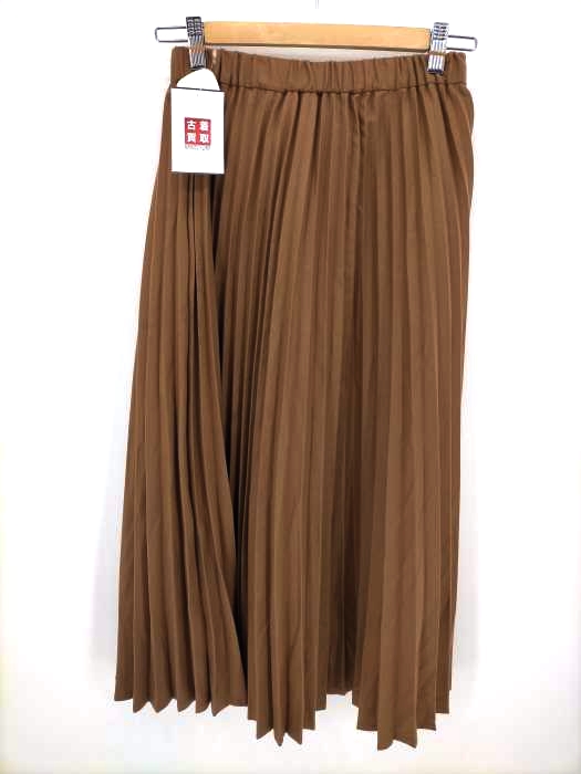 シンプリシテェ SIMPLICITE 19AW 起毛シャンブレープリーツスカート レディース 表記無