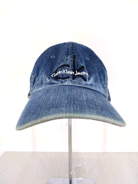シーケーカルバンクライン ck Calvin Klein デニム刺繍キャップ メンズ ONE SIZE