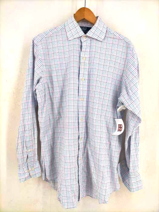 ポロバイラルフローレン Polo by RALPH LAUREN 90S~00S REGENT CLASSIC FIT ギンガムチェックシャツ メンズ  15 32/33