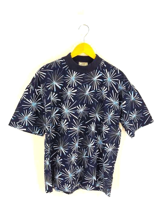 ジャンニヴェルサーチ GIANNI VERSACE S/S モックネック総柄Tシャツ メンズ  52