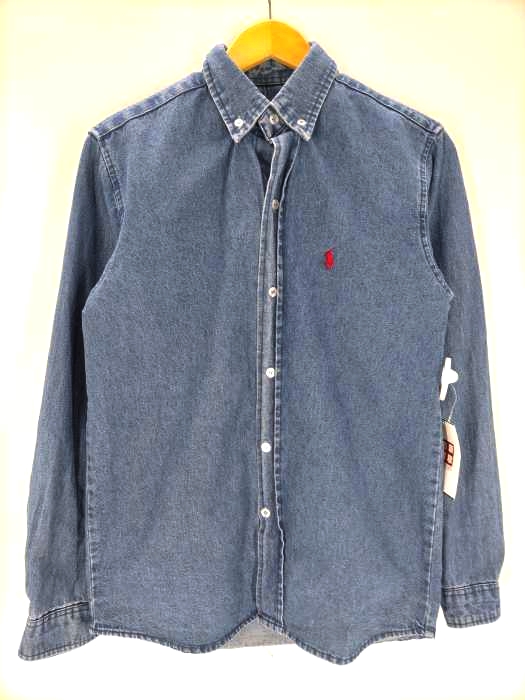 ポロバイラルフローレン Polo by RALPH LAUREN ポニー刺繍 デニム B.Dシャツ メンズ  90