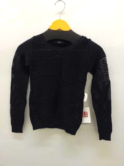 ディーゼル DIESEL メッシュ クルーネックニット メンズ import:XS