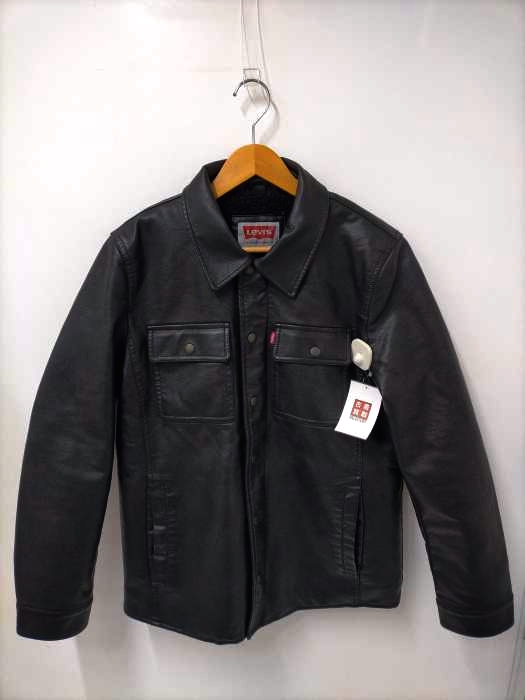 リーバイス Levis フェイクレザーハーフコート 裏ボア メンズ JPN：S