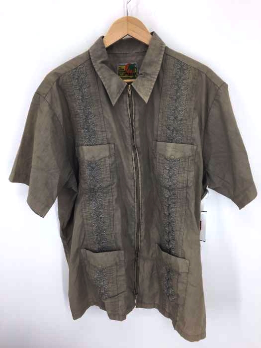 GUAYABERA(ドグァジャベーラ) ジップアアップキューバシャツ メンズ トップス カジュアルシャツ