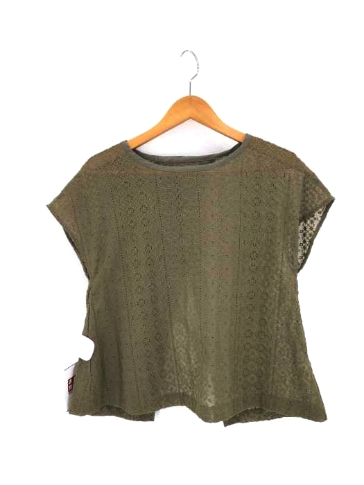 Green Label Relaxing united arrows(グリーンレベルリラクシング) KF シフォンシシュウ PO インナーツキ ブラウス レディース トップス キャミソール