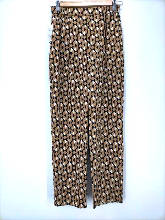 UNITED ARROWS(ユナイテッドアローズ) 20SS UBCB ジオメトリックプリント テーパードパンツ レディース  36