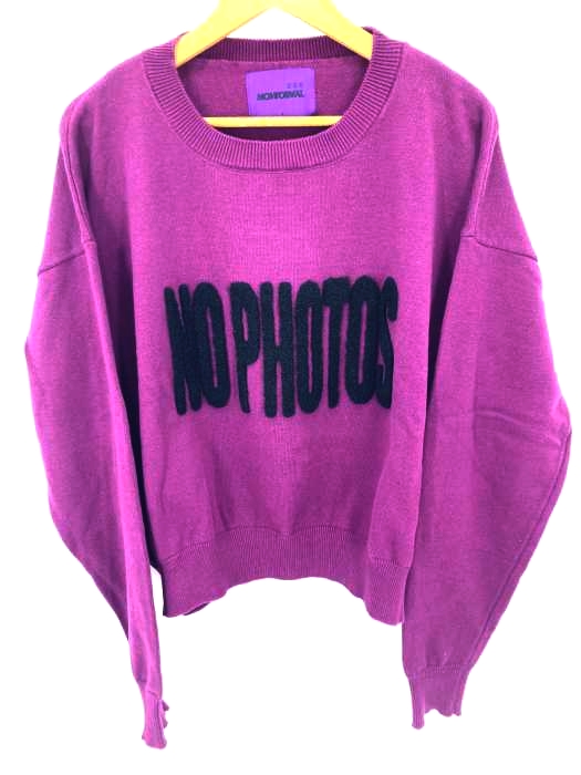 マムフォーマル MOMFORMAL NO PHOTO Chropped Knit メンズ import：S