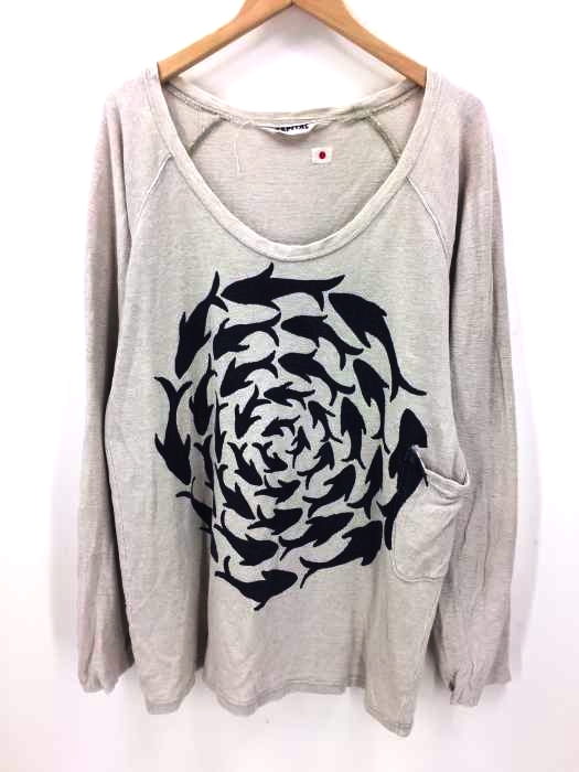 KAPITAL(キャピタル) クルーネックリネンカットソー フィッシュ レディース JPN：L