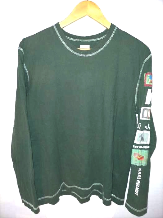 KARL HERMUT(カールヘルム) 袖パッチロングスリーブTシャツ メンズ 表記無