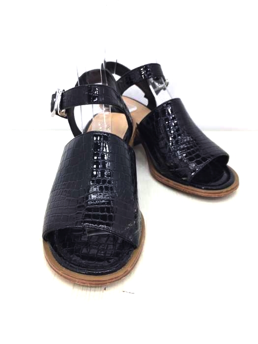 moussy(マウジー) EMBOSSED STRAP SANDALS レディース M