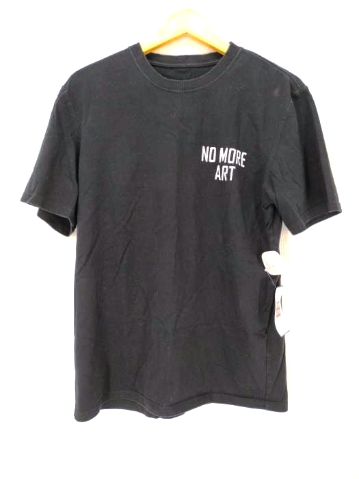 USED古着(ユーズドフルギ) NAIVEIL TAEYANG ジョイントパターンブラックショートTシャツ メンズ 表記無