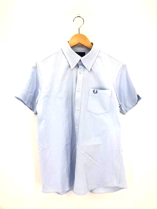FRED PERRY(フレッドペリー) ワンポイントロゴ S/S鹿の子シャツ メンズ JPN：M