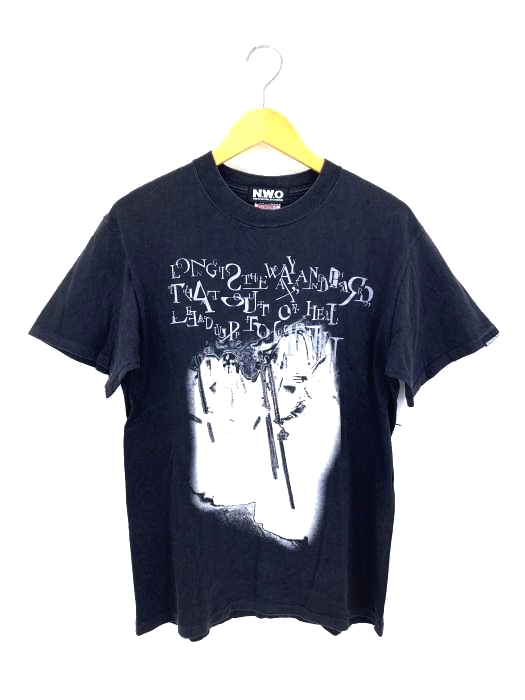 ONEITA(オニータ) N.W.O NEWORLD ORDER グラフィックプリントTシャツ メンズ 表記無