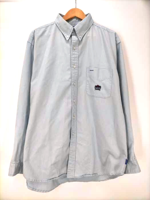 Lafayette(ラファイエット) THE BIG SHIRT ロゴ刺しゅう オックスフォードシャツ メンズ JPN：L