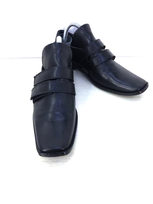YOHJI YAMAMOTO NOIR(ヨウジヤマモトプリュスノアール) スクエアトゥレザーシューズ レディース 1
