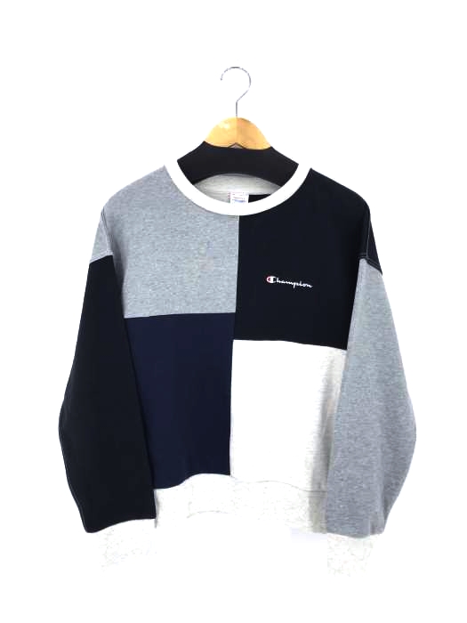 Champion(チャンピオン) Color Block Sweat Shirt レディース  Women's L