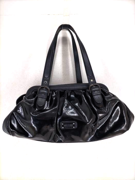 MOSCHINO CHEAP&CHIC(モスキーノ チープアンドシック) エナメル ギャザー ハンドバッグ レディース  無
