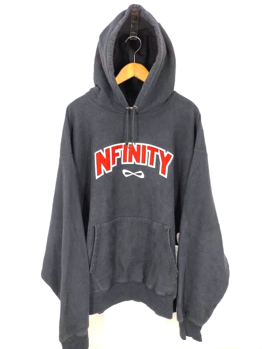Champion(チャンピオン) 90-00S PREMIUM REVERSE WEAVE NFINITY 刺しゅう パーカー ビッグサイズ メンズ  2XL