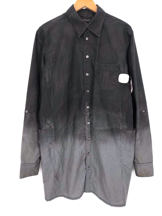 DIET BUTCHER SLIM SKIN(ダイエットブッチャースリムスキン) 12SS チェック柄 グラデーションロングシャツ メンズ  2