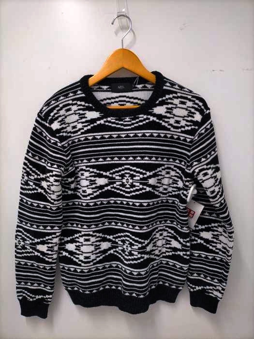 AZUL by moussy(アズールバイマウジー) CHIMAYO MOLE C/N KNIT メンズ  S