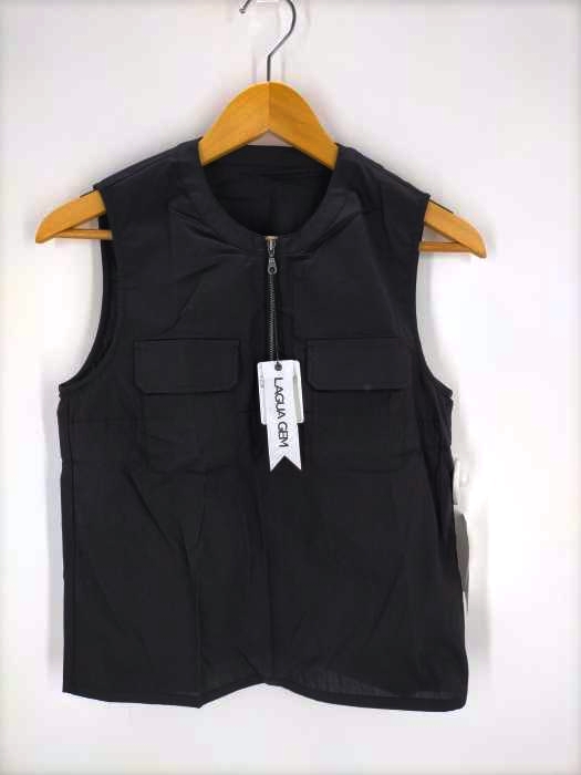 LAGUA GEM(ラグアジェム) CHEST POCKET NOSLEEVE BLOUSE レディース  S