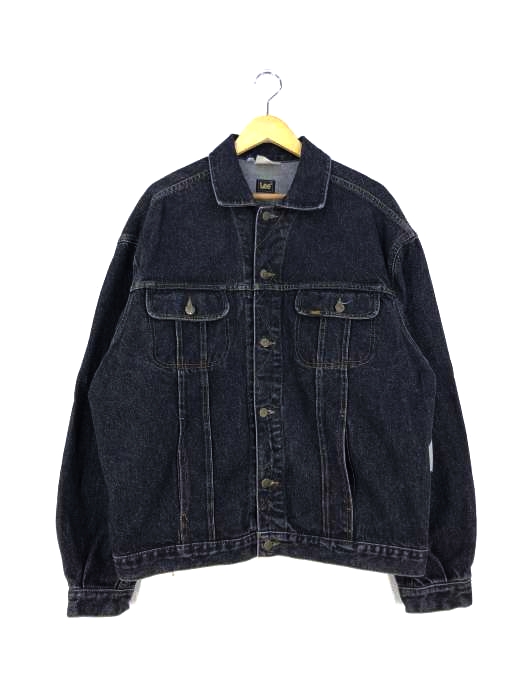Lee(リー) 90-00s ブラックデニムジャケット メンズ import：L