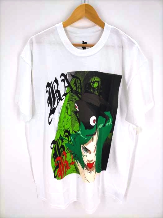 ジュンイナガワ JUN INAGAWA {{BILLIEEILSH}} GR8 プリント T-SHIRT メンズ JPN：XL