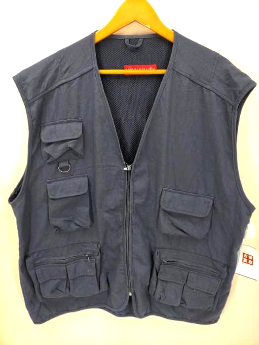 USED古着(ユーズドフルギ) {{OCCHI&BELLI}} フィッシングベスト メンズ  3XL