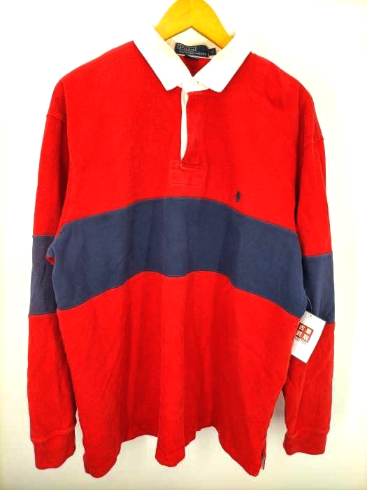 Polo by RALPH LAUREN(ポロバイラルフローレン) ラガーシャツ メンズ import：L