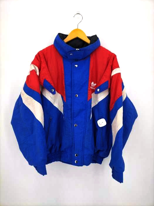 adidas(アディダス) 80～90S 万国旗 銀タグ 中綿ブルゾン メンズ JPN：L