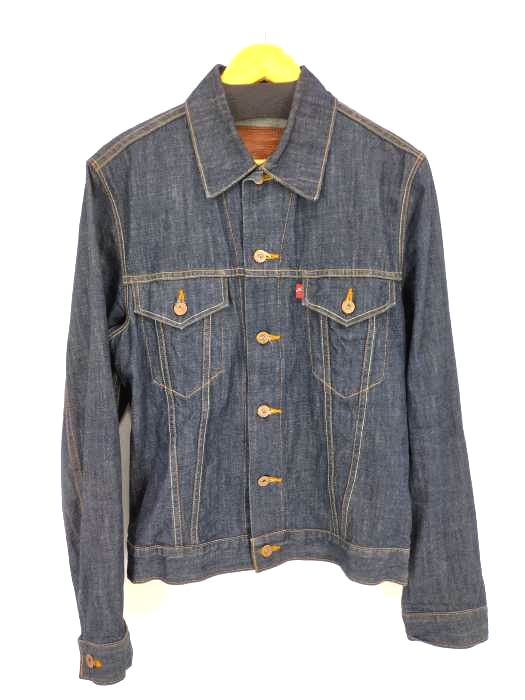 Levis(リーバイス) KAPITAL E スリムトラッカージャケット 月桂樹ドーナツボタン USA製 メンズ import：M