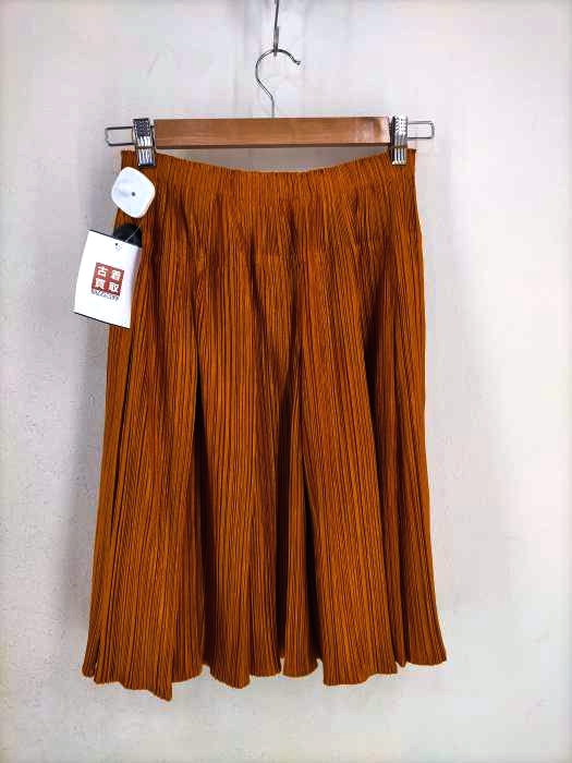 プリーツプリーズイッセイミヤケ PLEATS PLEASE ISSEY MIYAKE 21AW タックデザイン プリーツスカート レディース JPN：3