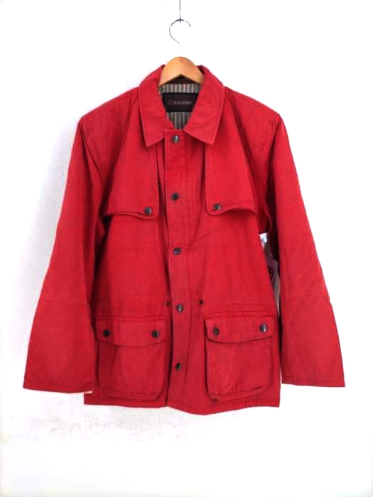 カルバンクライン CALVIN KLEIN 茶タグ 90S~00S ハーフステンカラーコート メンズ UK：38