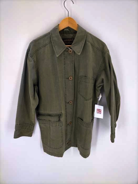 エディーバウアー Eddie Bauer 90S 黒タグ コットンミリタリーカバーオール メンズ JPN：S