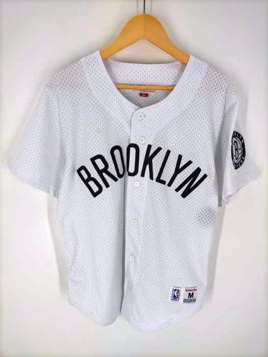 ミッチェルアンドネス mitchell&ness BROOKLYN ベースボール シャツ メンズ  M