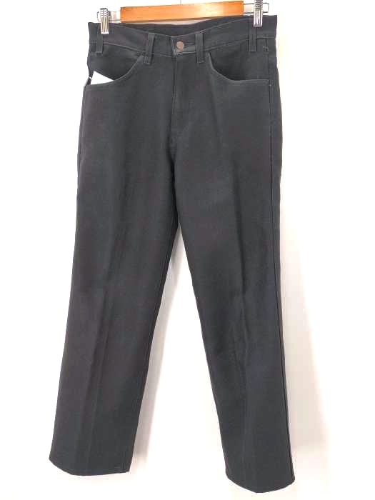 リーバイス Levis 99年製 STA-PREST スタプレスト ブーツカット ポリエステルパンツ ブラック メンズ  36/30