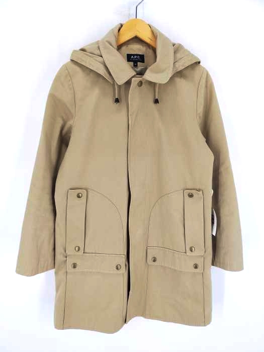 アーペーセー A.P.C. フーデットステンカラーコート メンズ import：M