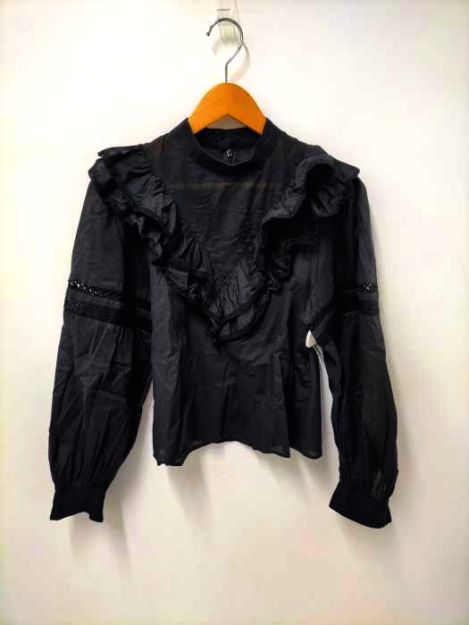 スライ SLY 2022 COTTON LACE FRILL ブラウス レディース FREE